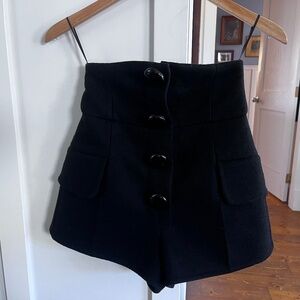 Louis Vuitton high-waisted cashmere shorts